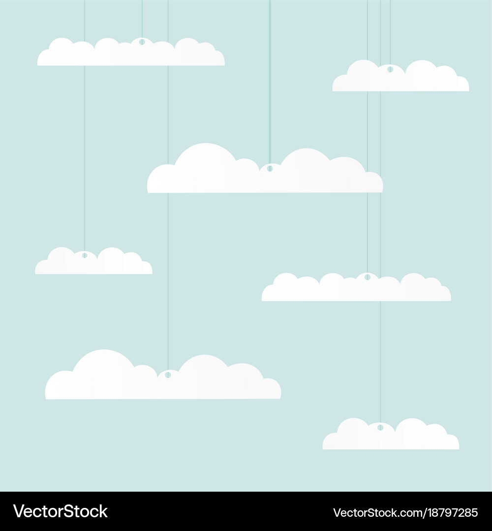 Clouds Royalty Free Vector Image - VectorStock