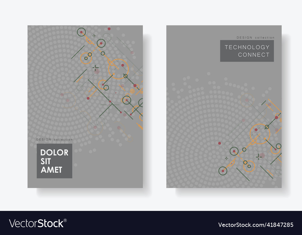 Cover network polygonal element array atom border vector image Cover network polygonal element array atom border