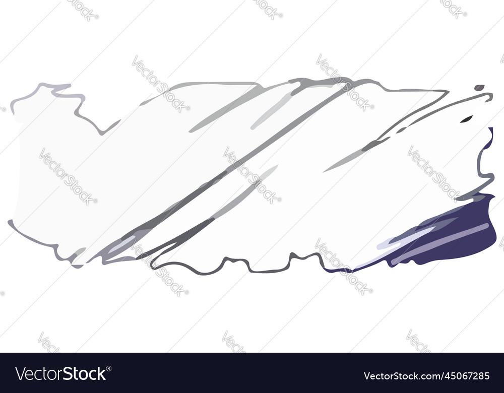 Light rectangular shape with diagonal brush Vector Image