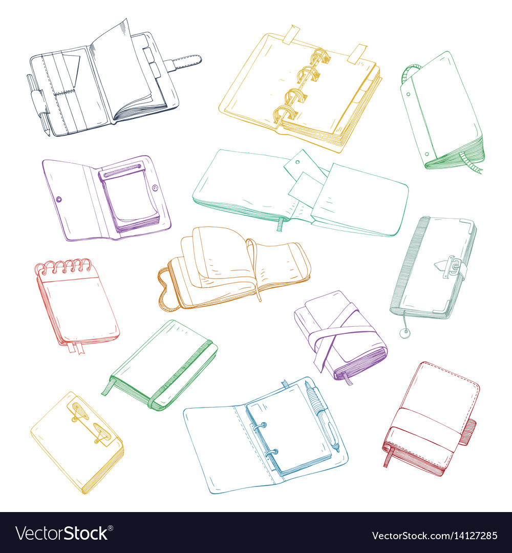 Notebook notepad planner organizer sketchbook