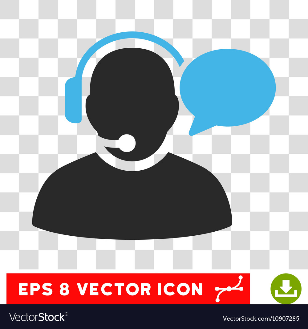 Operator message eps icon