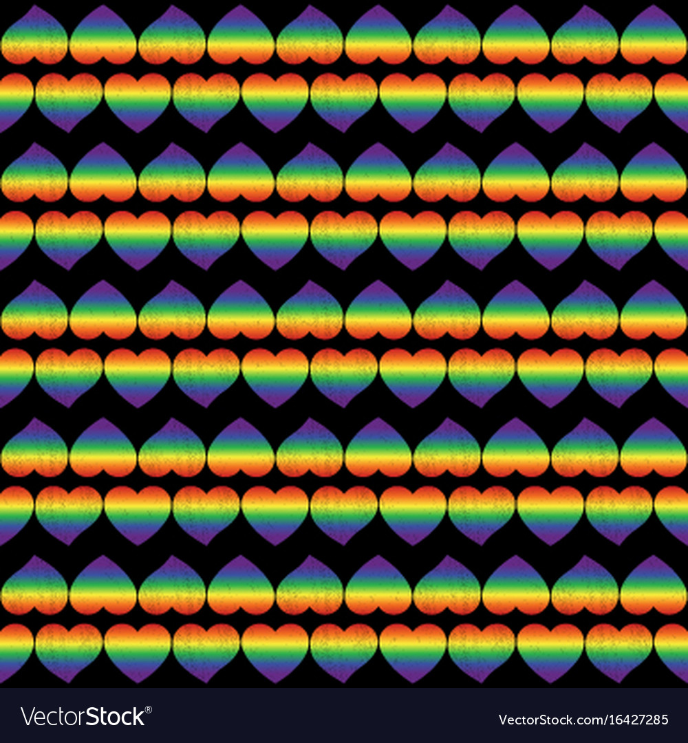 Pattern with openwork hearts