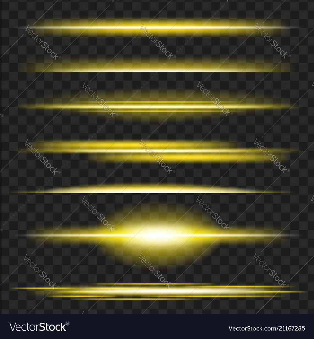 Yellow Light Burst Effect