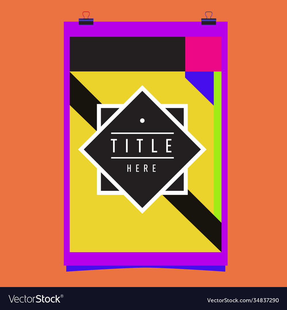 Abstract colorful geometric pattern background Vector Image Abstract colorful geometric pattern background