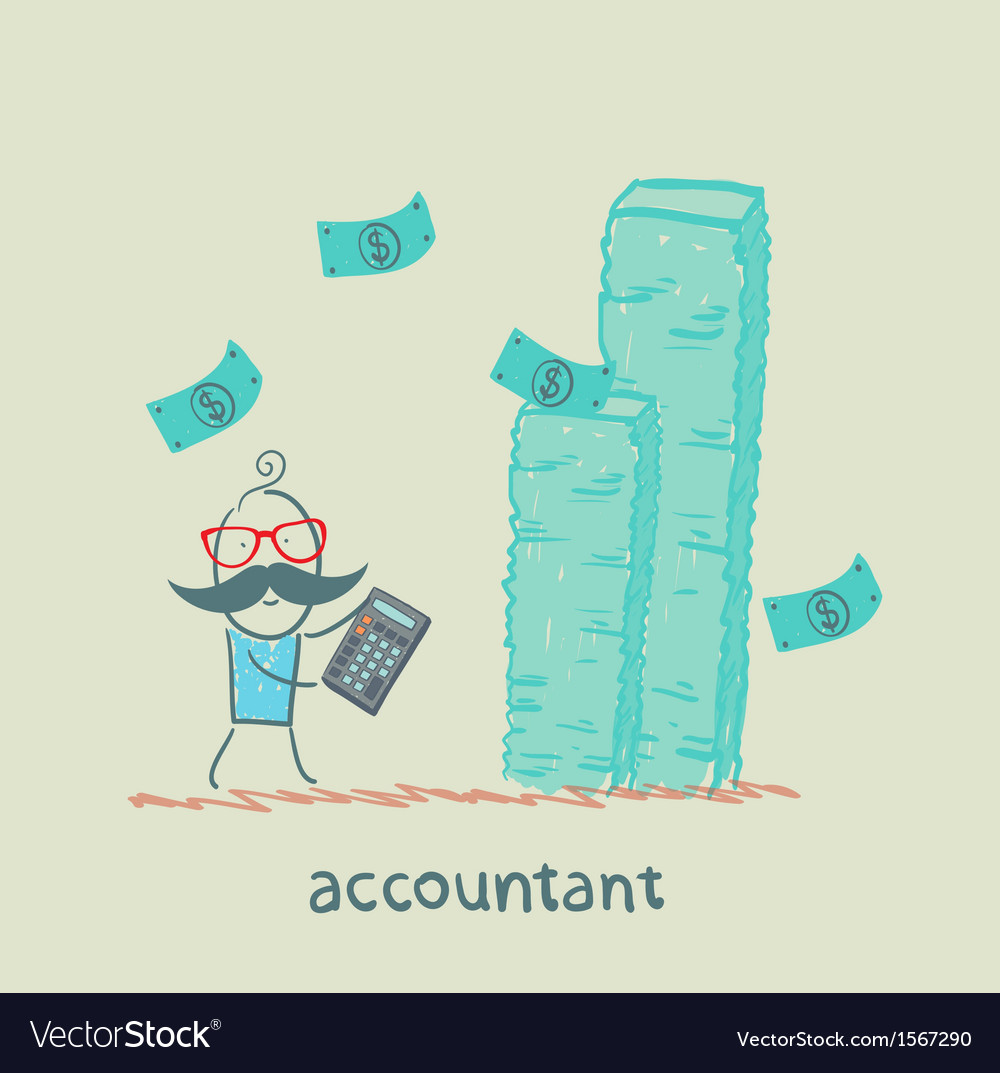 Accountant Analyzing Financial Data