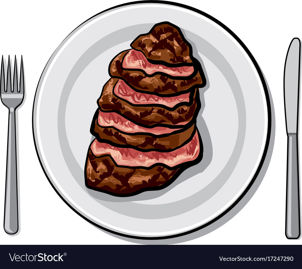 cooked beef clip art