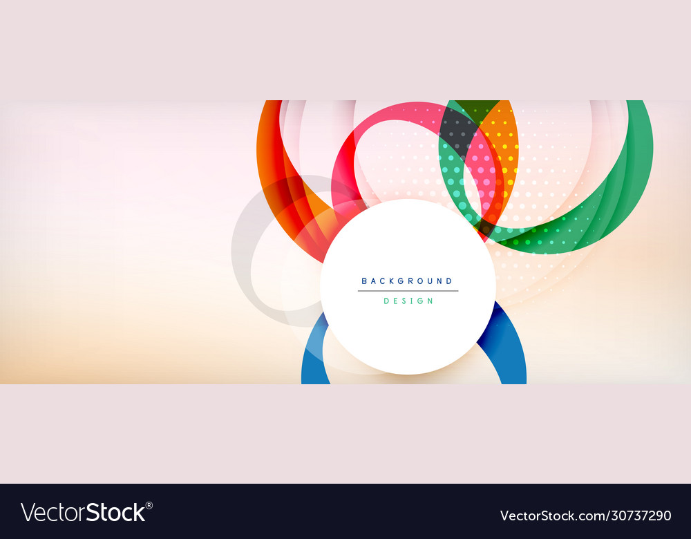 Dynamic Circle Abstract Background