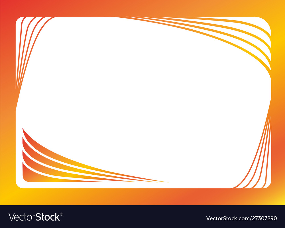 Frame for card modern art dynamic form