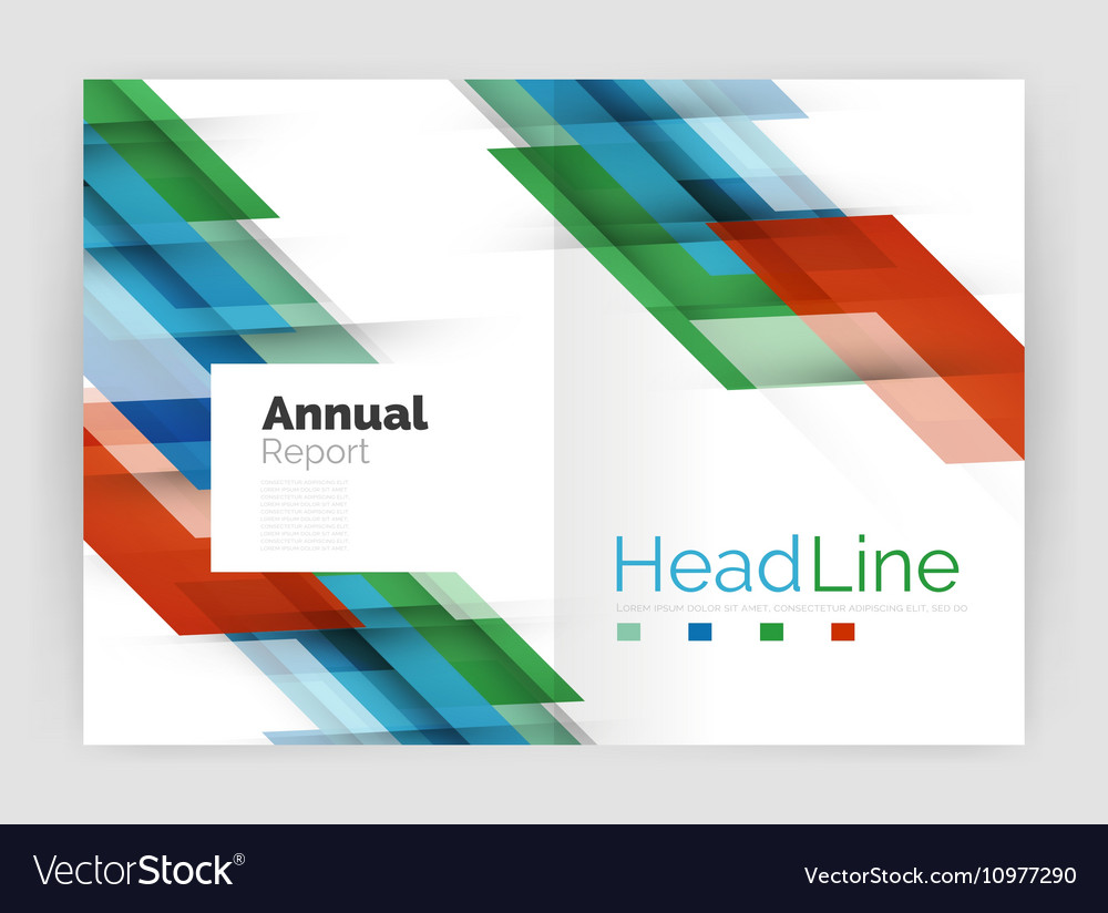 Set of business straight lines abstract Royalty Free Vector