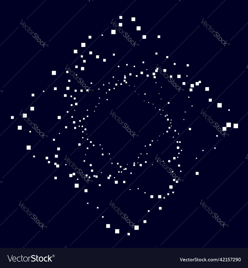 Squares random scattered shapes element Vector Image Squares random scattered shapes element