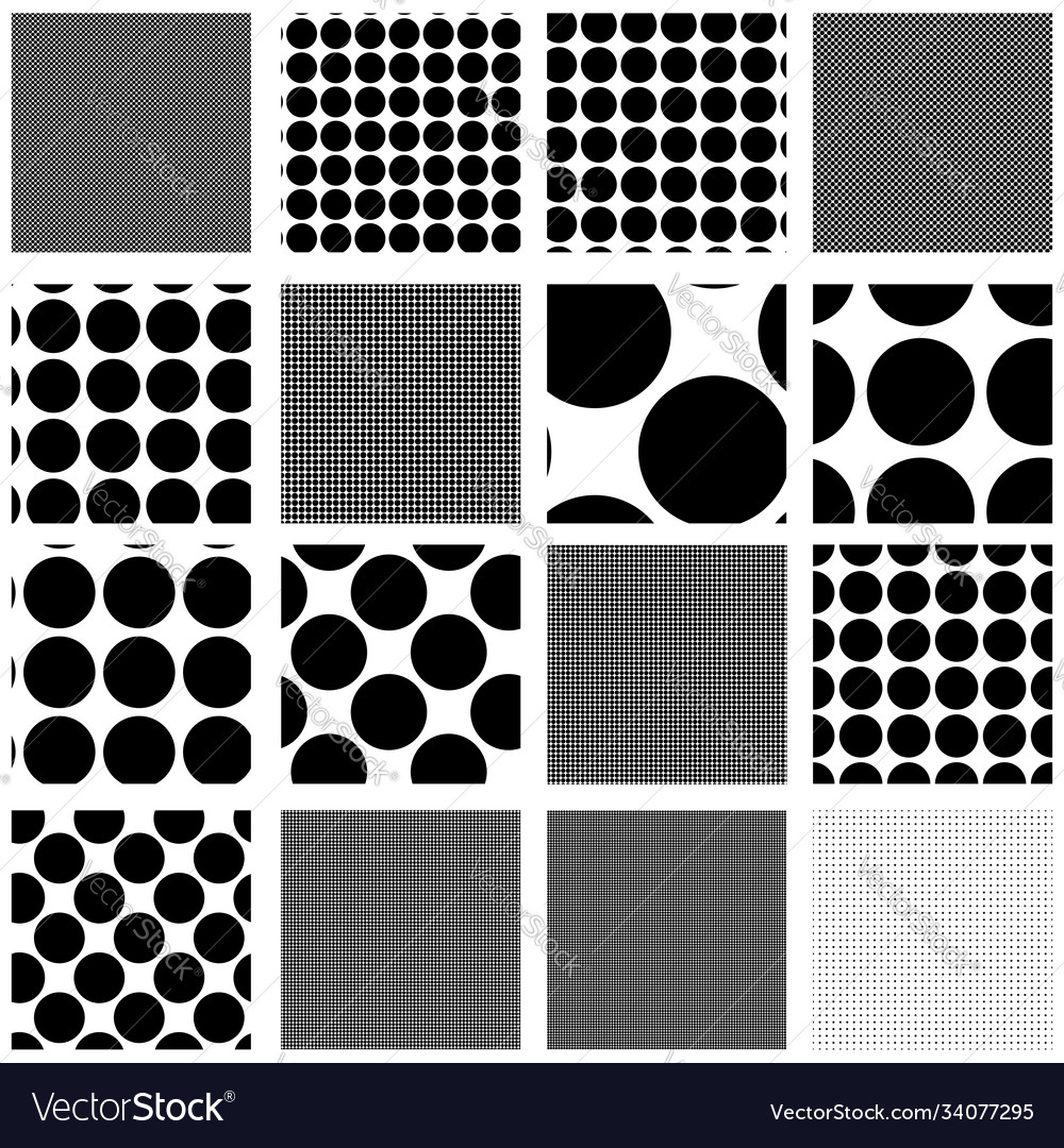 16 set seamless tileable repeatable circles vector image 16 set seamless tileable repeatable circles
