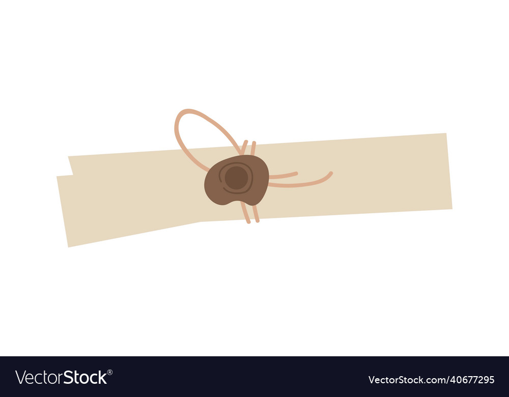 Ancient scroll icon vector image Ancient scroll icon