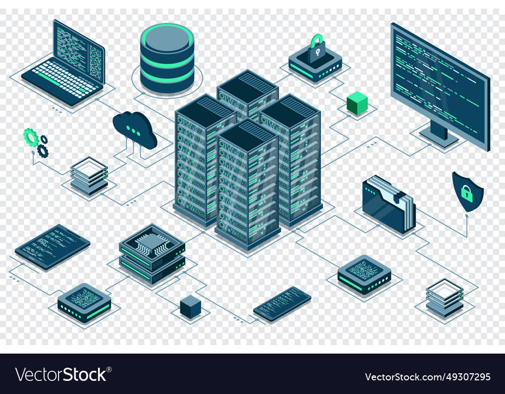 Computer technology isometric computation of big Vector Image Computer technology isometric computation of big