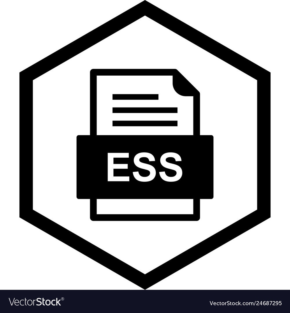 Ess file document icon