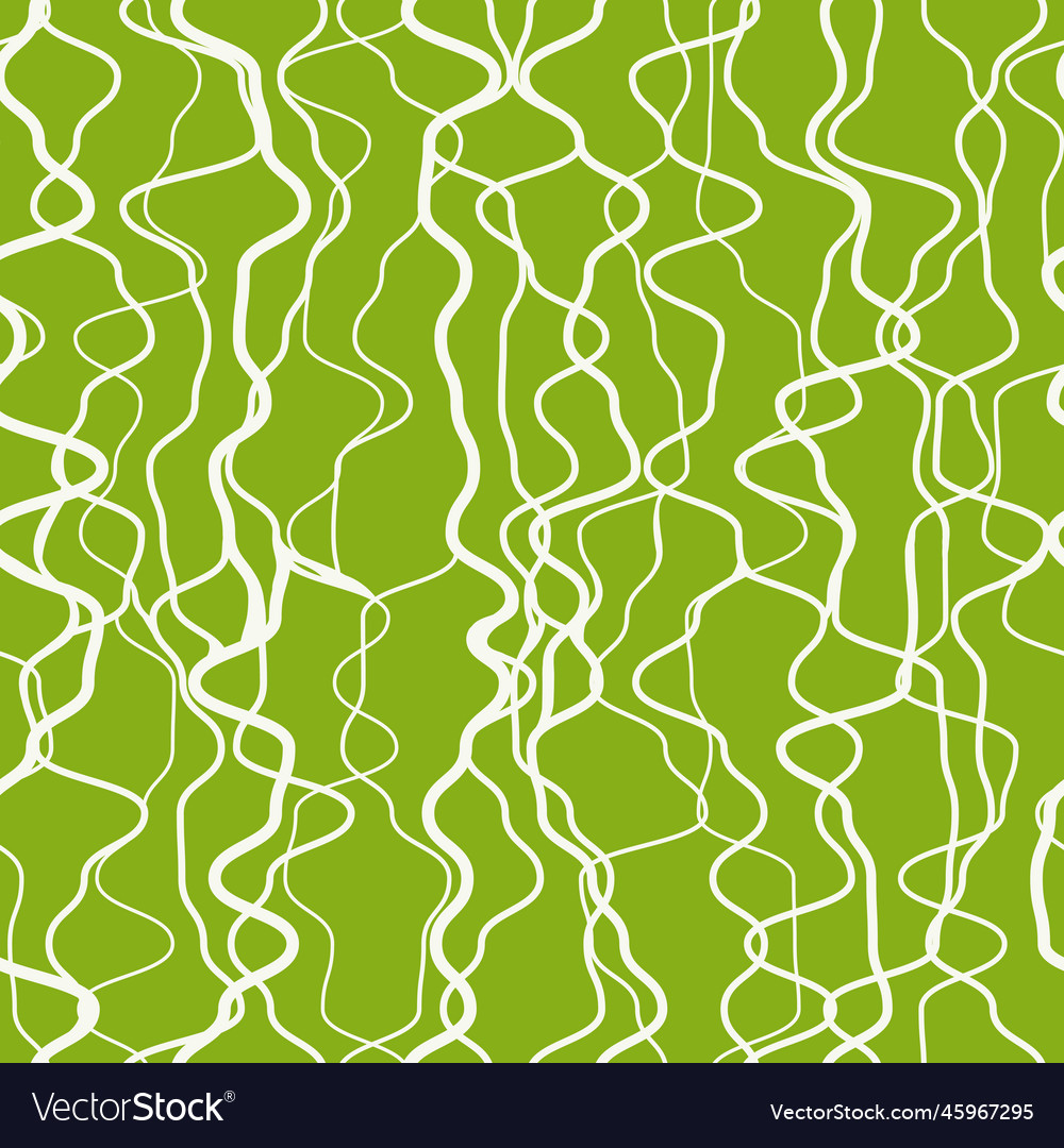 Seamless pattern with wave lines vector image Seamless pattern with wave lines