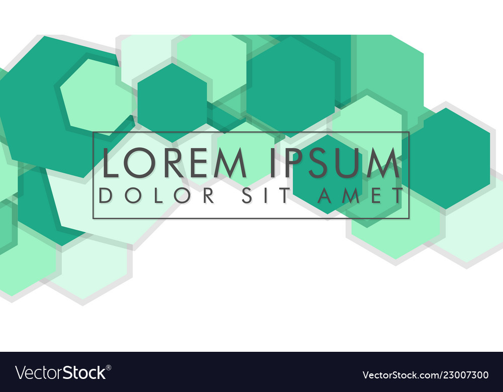 Abstract colorful hexagon background vector image Abstract colorful hexagon background