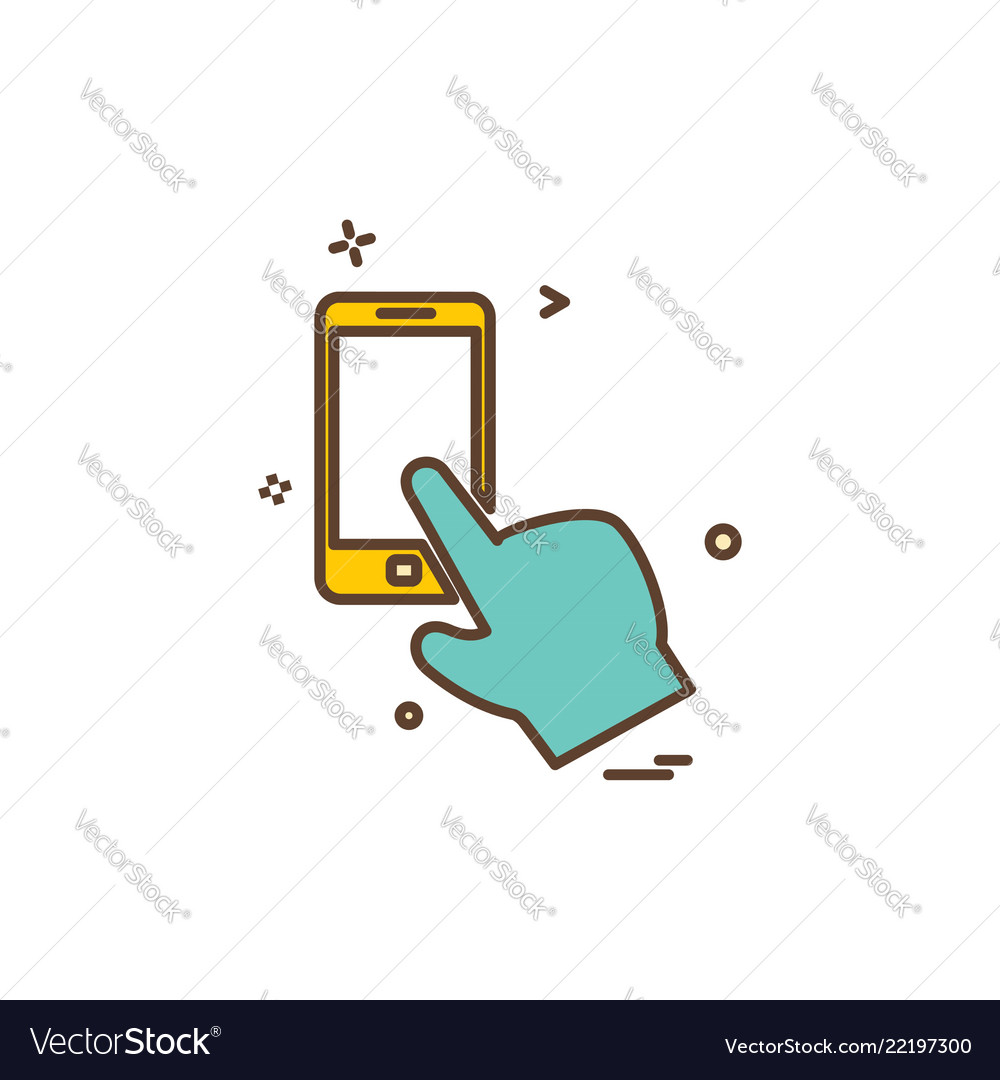 Artificial intelligence smart phone icon design Vector Image Artificial intelligence smart phone icon design
