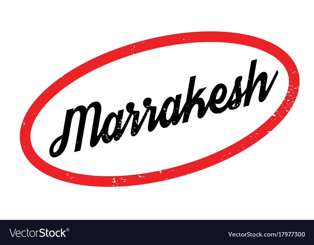 Marrakesch Gummistempel