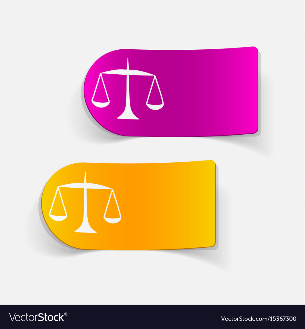 Realistic design element scales
