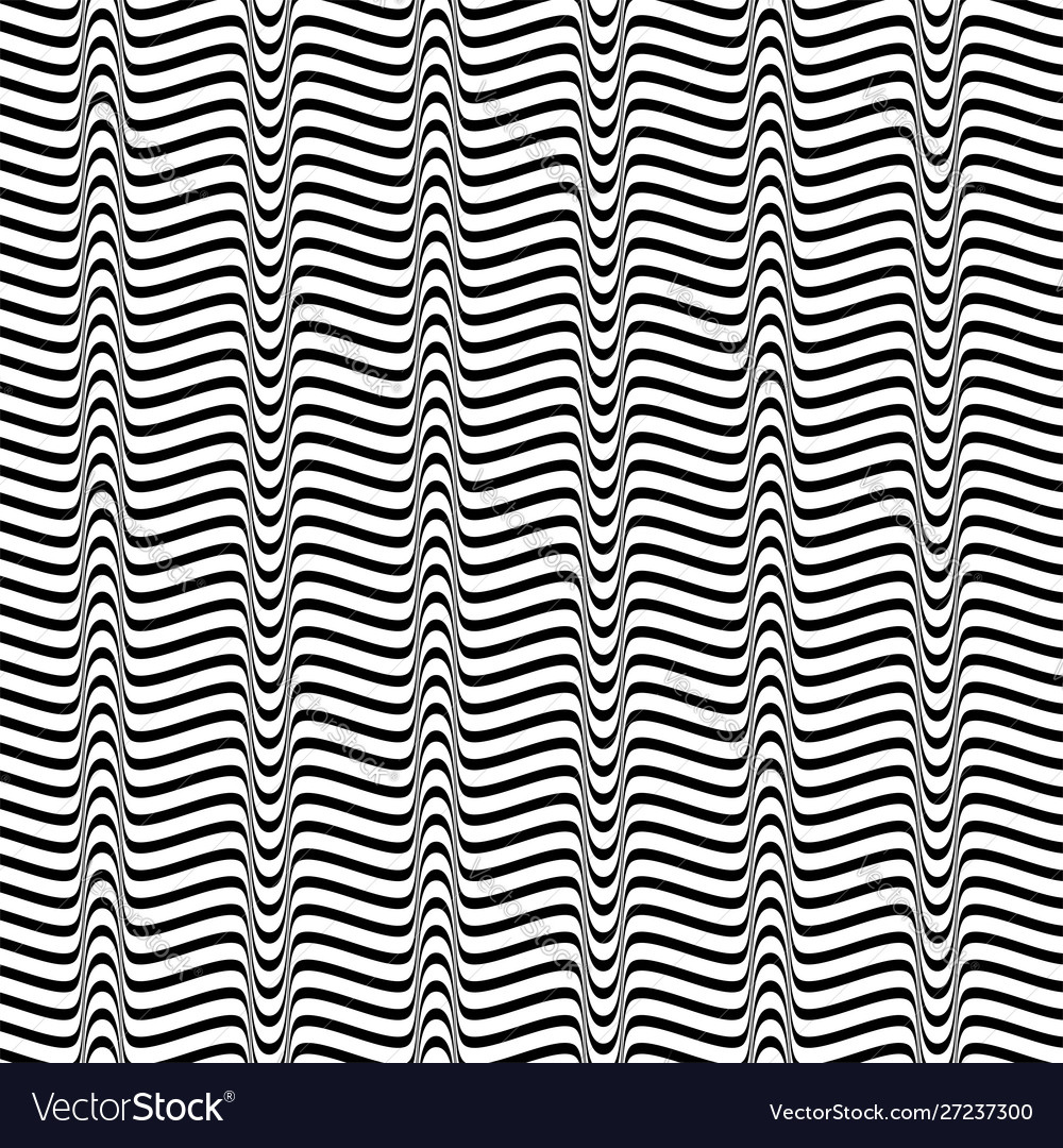 Waving wavy zigzag lines irregular parallel vector image Waving wavy zigzag lines irregular parallel