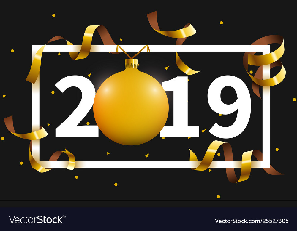 2018 guten Rutsch ins neue Jahr Hintergrund mit golden