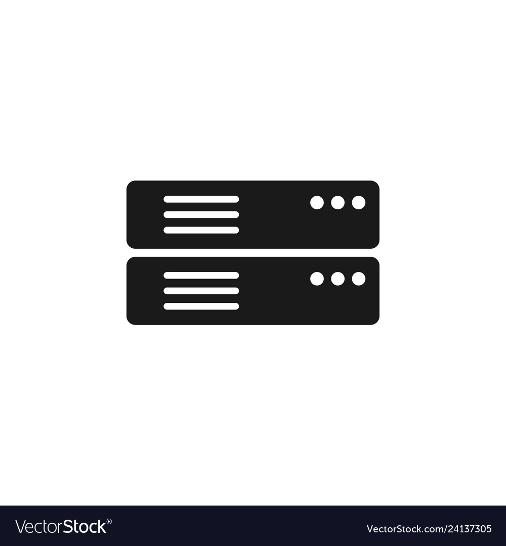 Computer network icon design template
