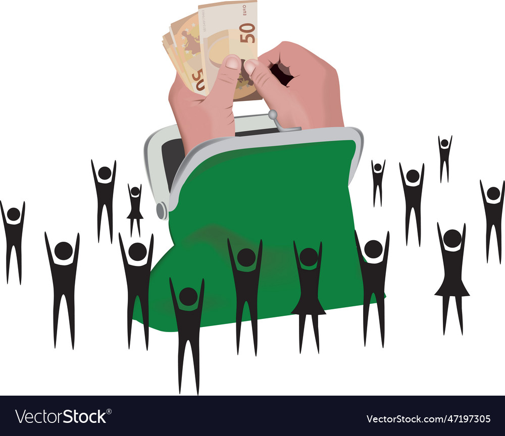 Count currency and distribute it you need
