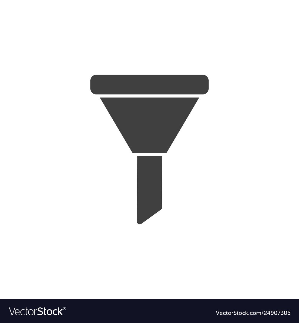 Database server funnel icon element