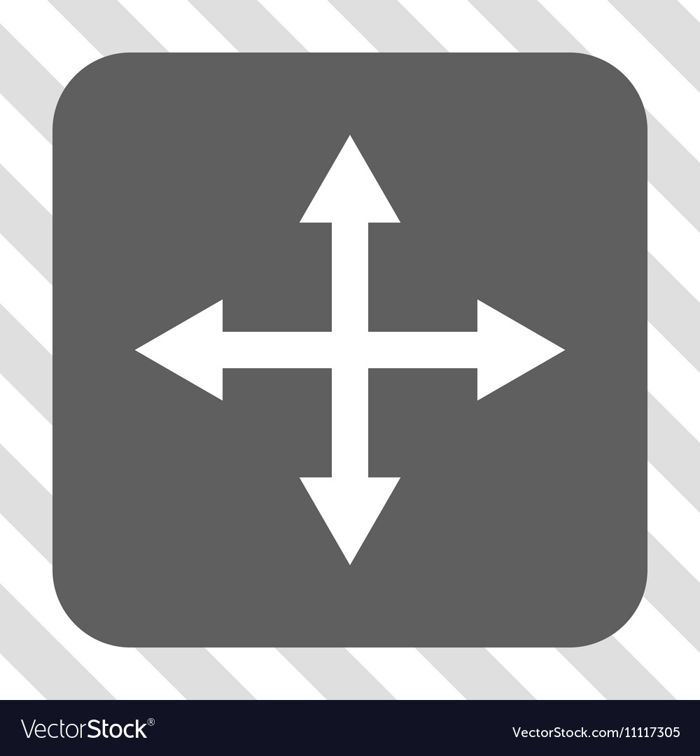 Expand arrows rounded square button