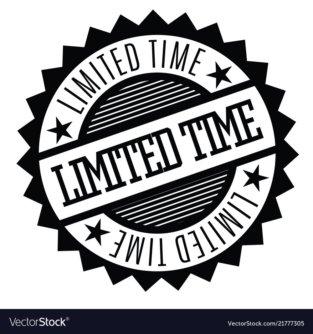 Limited time offer Royalty Free Vector Image - VectorStock