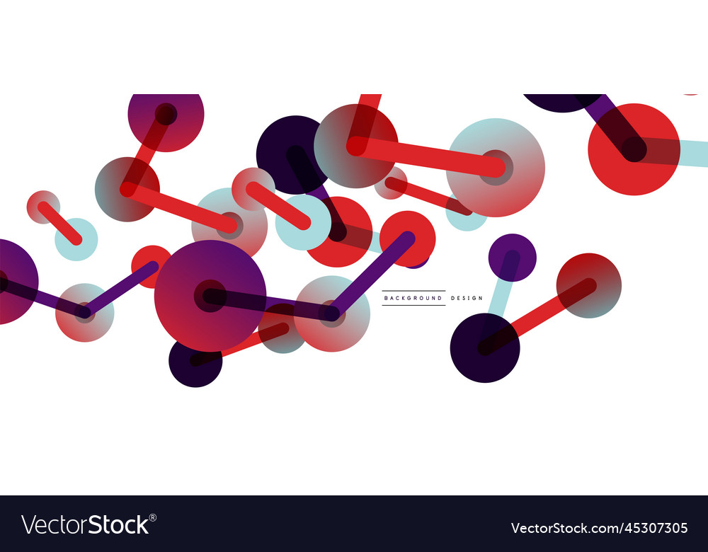 Network concept abstract background dots vector image Network concept abstract background dots