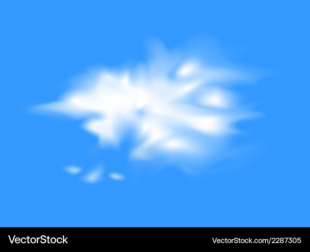 Sky and clouds Royalty Free Vector Image - VectorStock