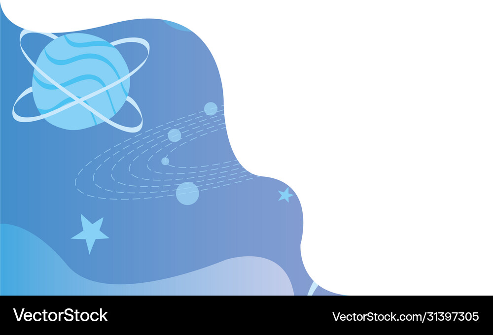 Virtual space scene technology icon Royalty Free Vector