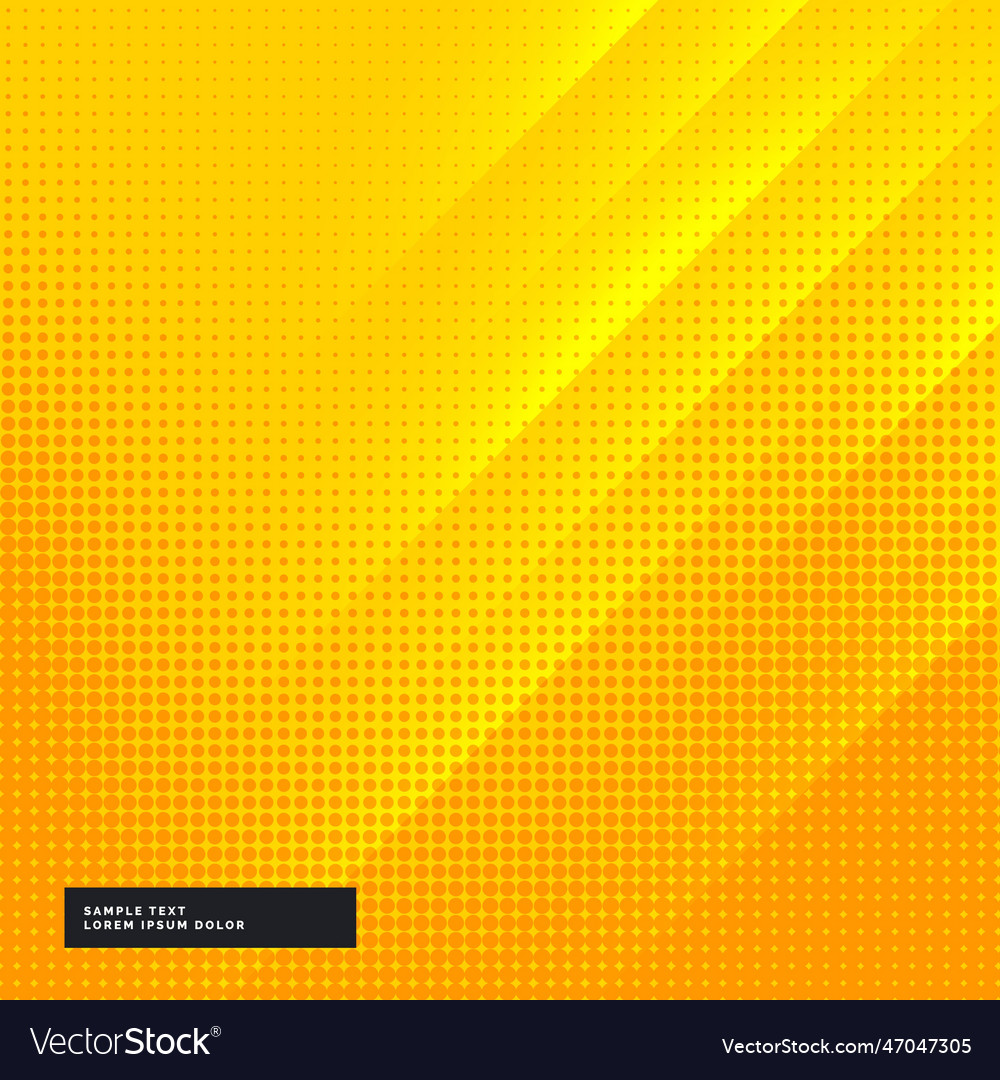 Yellow haltone background with shiny lines