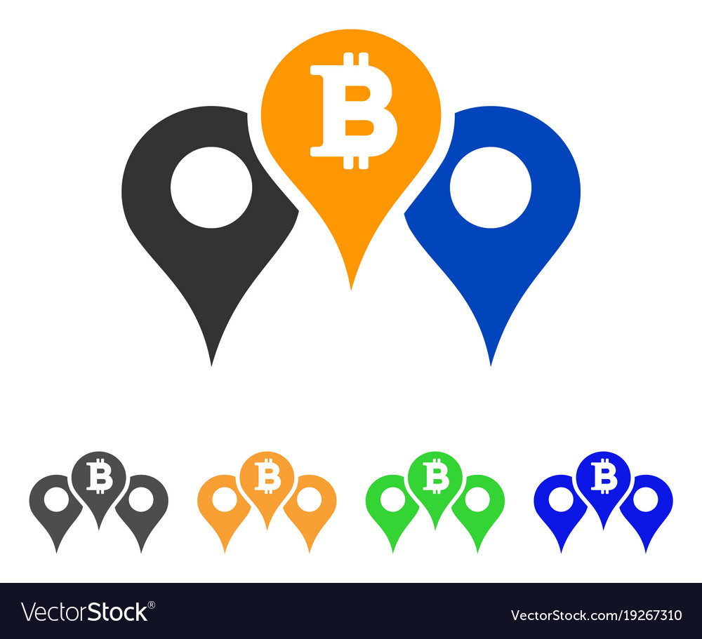 Bitcoin map pointers icon