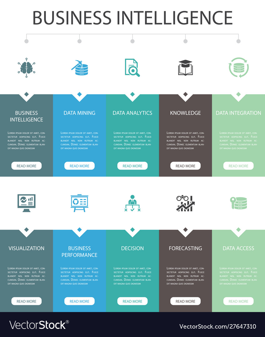 Business Intelligence UI - Data Icons