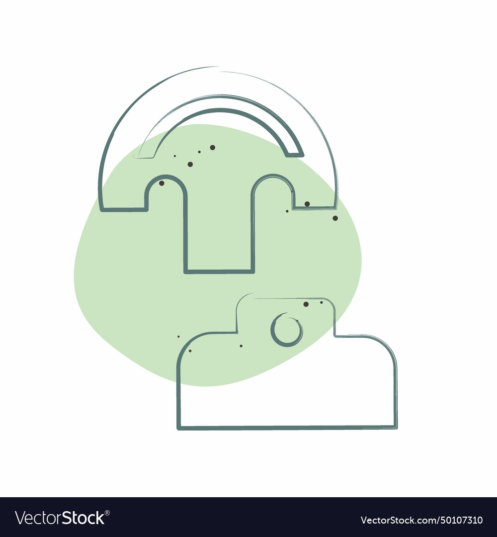 Icon pattern related to shoemaker symbol color Vector Image Icon pattern related to shoemaker symbol color