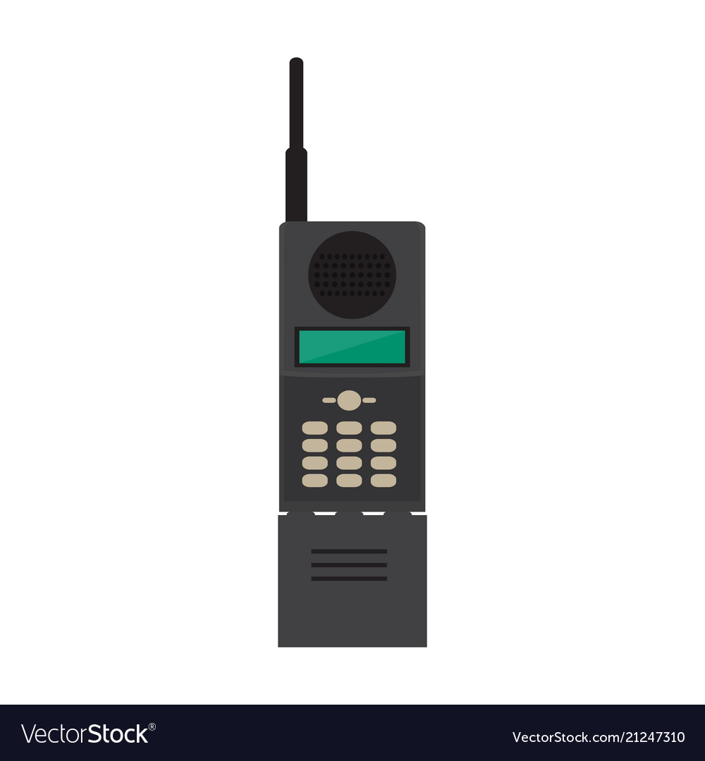 Isolated old cellphone icon