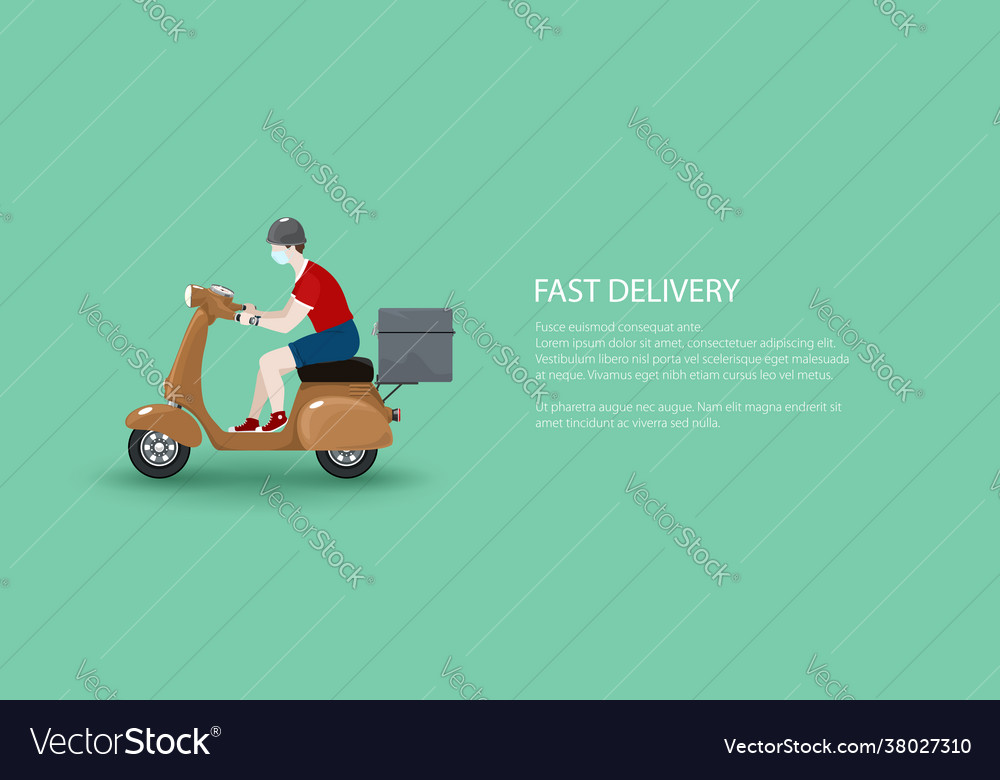 Online-Lieferservice und Heimkonzept vector image Online-Lieferservice und Heimkonzept