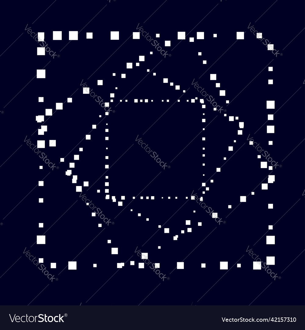 Squares random scattered shapes element Vector Image Squares random scattered shapes element