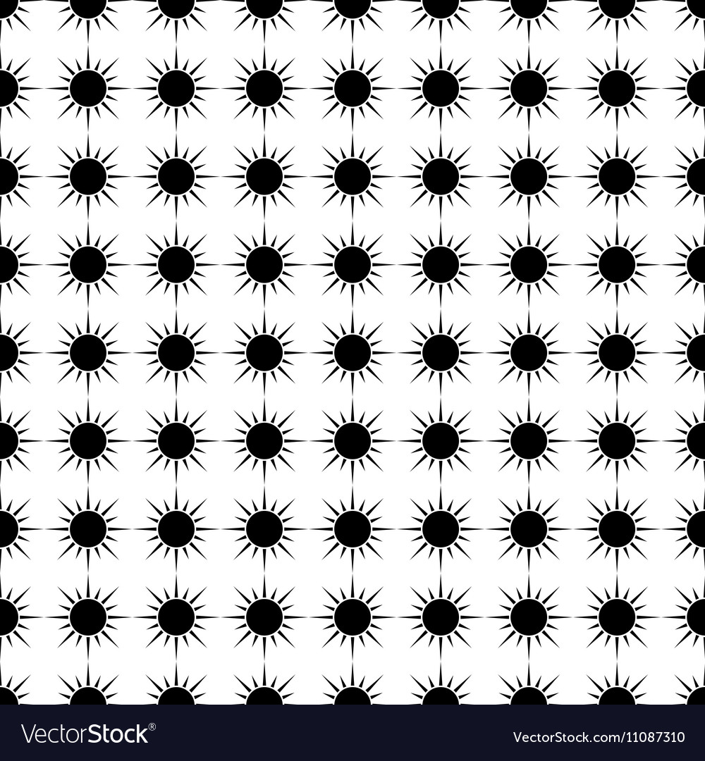 Sun seamless pattern abstract background