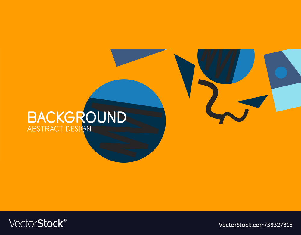 Abstract background blocks lines triangles vector image Abstract background blocks lines triangles