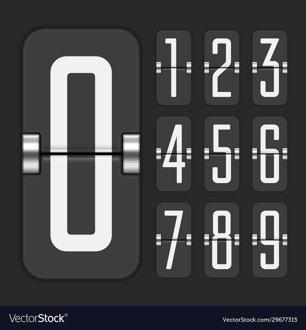 Flip Counter - Retro Clock