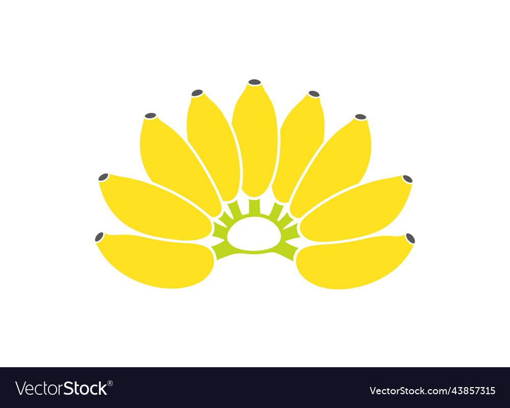 Pisang awak banana Royalty Free Vector Image - VectorStock