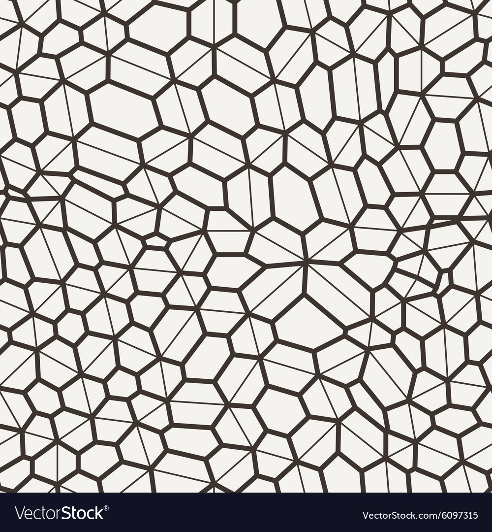 Seamless pattern in a grid polygons