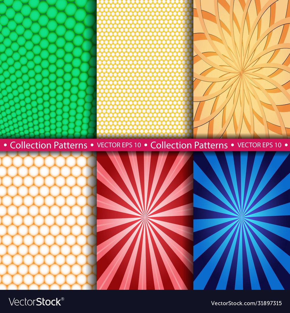 Set patterns for textile design and decoration vector image Set patterns for textile design and decoration