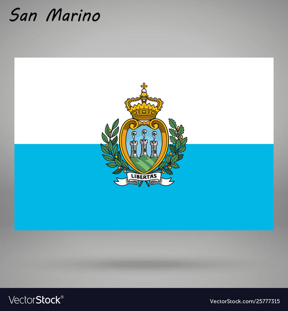 Simple flag isolated Vector Image Simple flag isolated