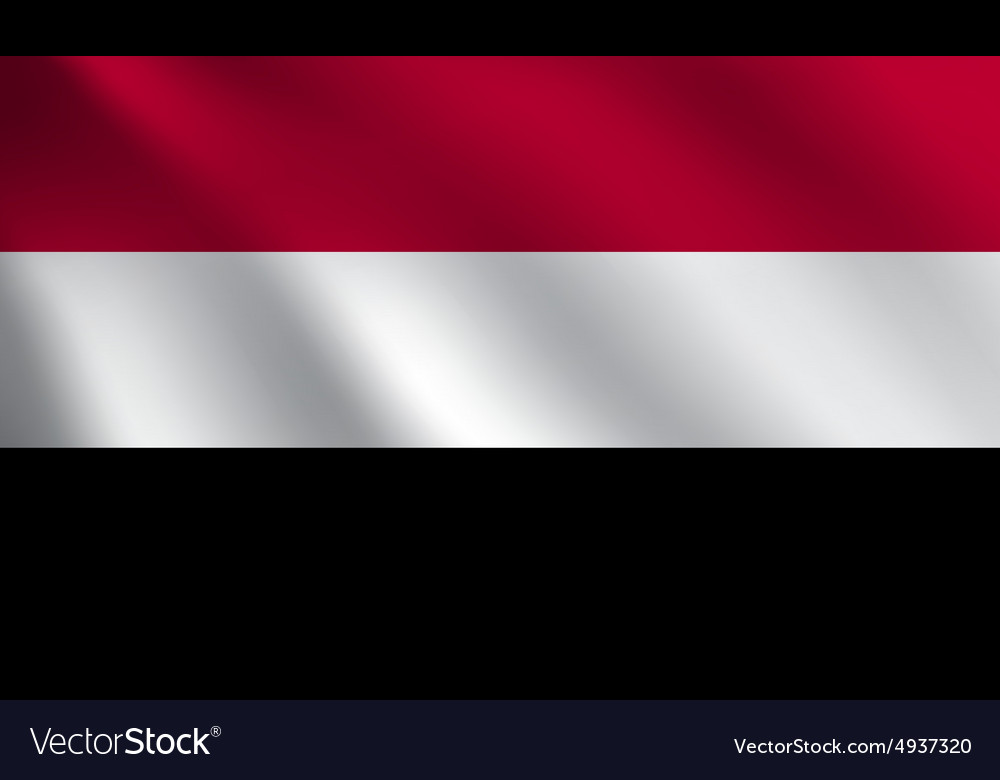 Download Yemen flag Royalty Free Vector Image - VectorStock