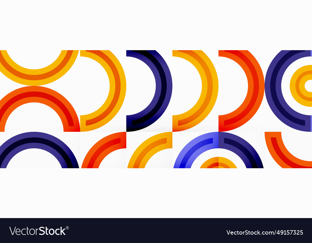 Circles are arranged in a grid pattern abstract Vector Image Circles are arranged in a grid pattern abstract