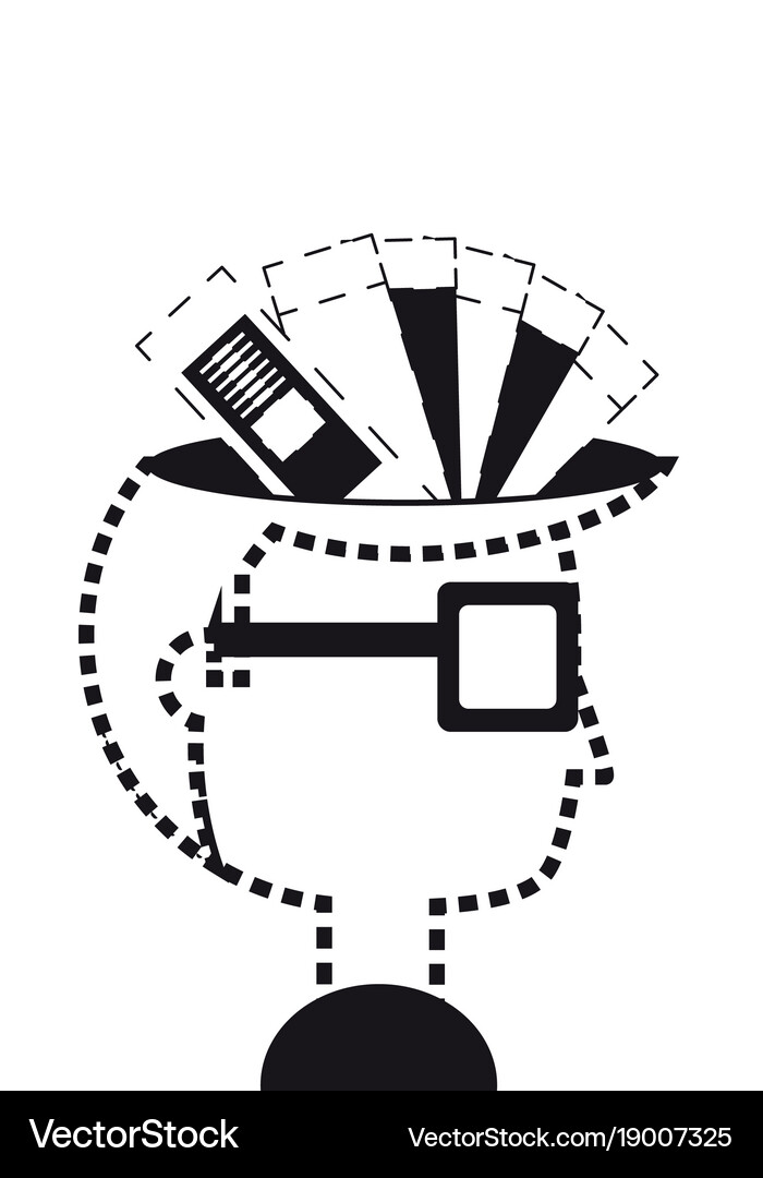 Creative process design Royalty Free Vector Image